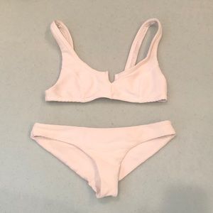 RVCA white swimsuit